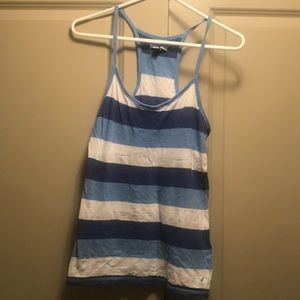 Blue stripped tank top